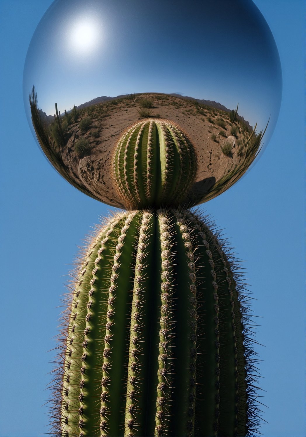 Saguaro sculptures.